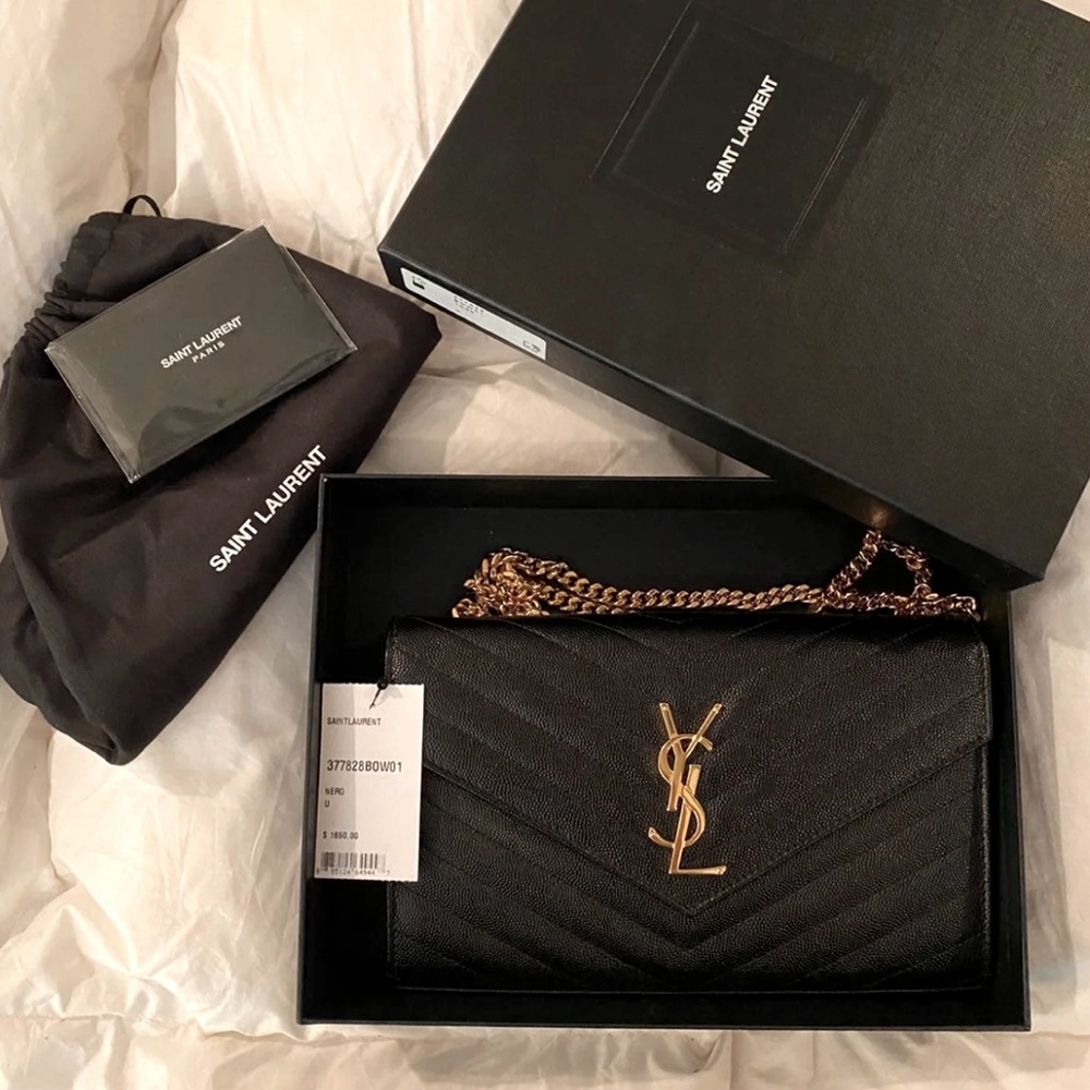 SOLD 💜 YSL Wallet on Chain 💜